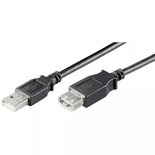 Cabluri USB - Cablu prelungitor USB 5m A tata la USB A mama cupru Goobay – IoElectronice.ro