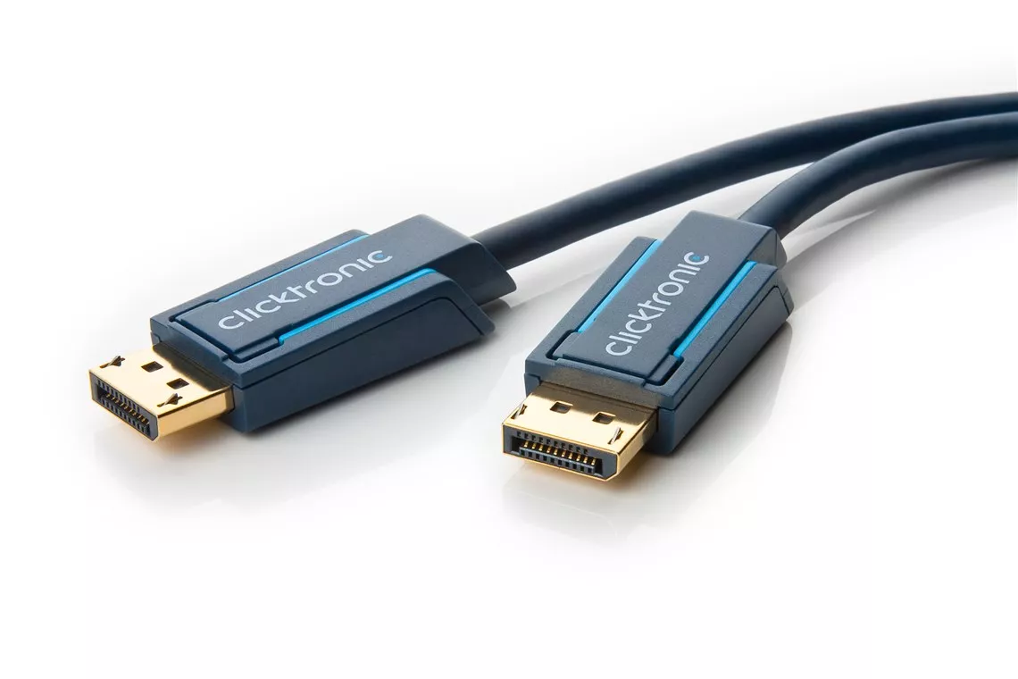 Cabluri DisplayPort - Cablu DisplayPort 1m 4K 120Hz 8K 60Hz AWG28 Clicktronic – Conexiune Audio/Video de Înaltă Calitate