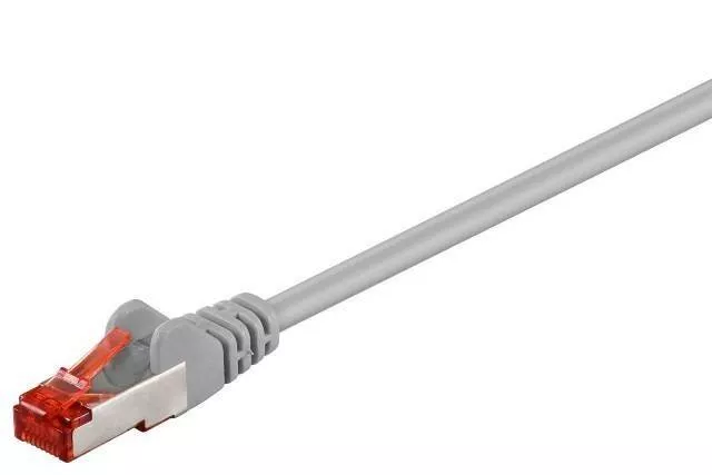 Cabluri retea RJ45 - Cablu rețea CAT6e SFTP 5m PiMPF 2x RJ45 cupru ecranat gri Goobay – IoElectronice.ro