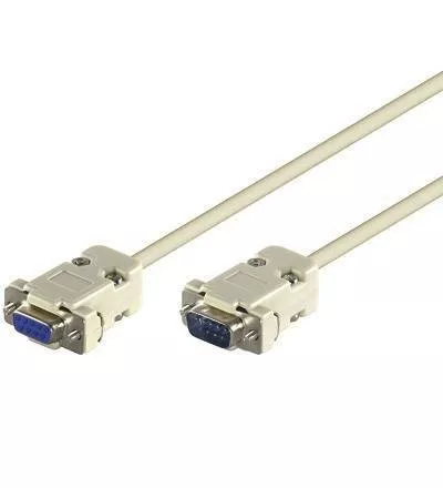 Cabluri serial - Cablu serial RS232 DB9 tata la DB9 mama 2m 1:1