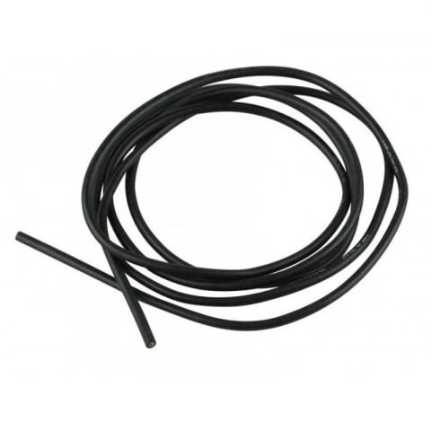 Cabluri alimentare AC-DC - Cablu siliconic multifilar 16AWG 1m negru, conductor cupru 2.5mm², tensiune 600V, calitate premium
