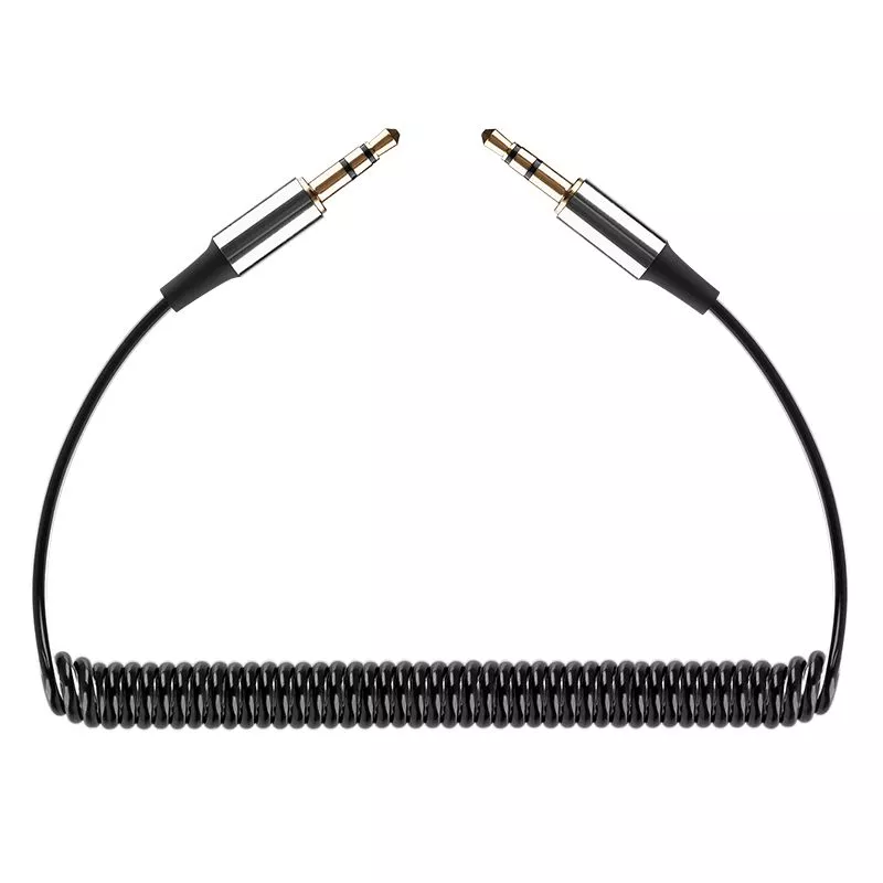 Cabluri Jack - Cablu SPIRALAT JACK 3.5 mm tata-tata REBEL – IoElectronice.ro