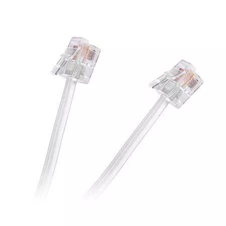 Cabluri telefon - Cablu telefon extensie alb 7.5m RJ11 – IoElectronice.ro