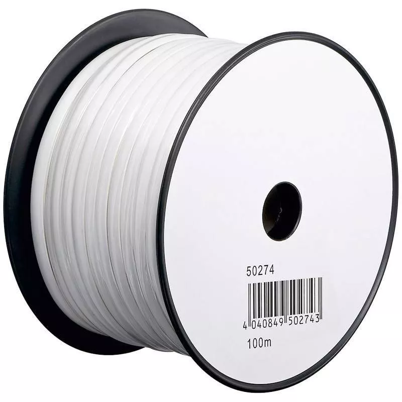 Cablu telefonic 4 fire alb plat cupru AWG30 Goobay 24 luni garanție persoane fizice [1]