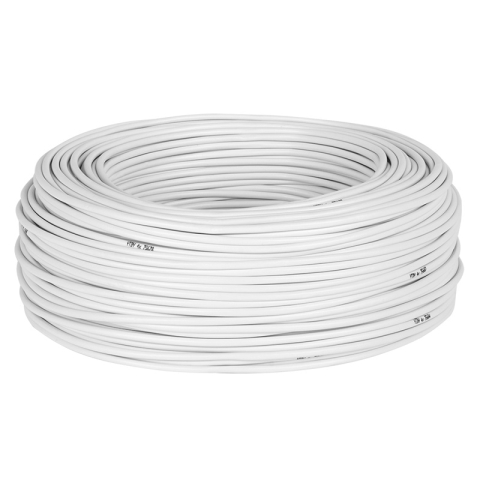 Cablu telefonic cupru multifilar 4x0.5mm 1m alb Cabletech KAB0551 [1]