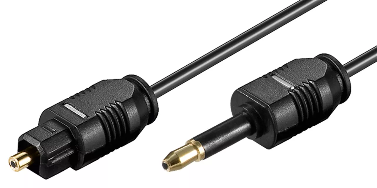 Cabluri Toslink - Cablu Toslink la 3.5 mm Mini Toslink 2m GOOBAY