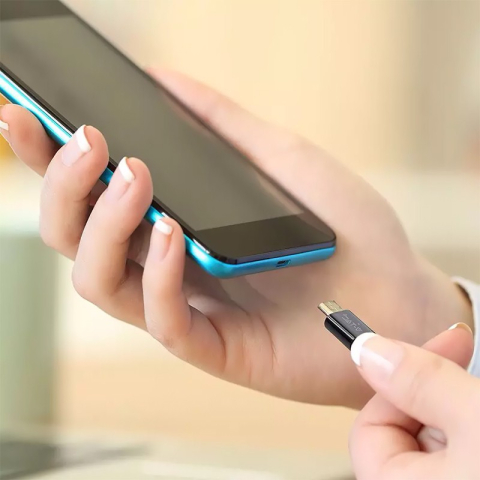 Cablu USB Type C 1m V-TAC negru pentru încărcare și transfer date rapide [2]