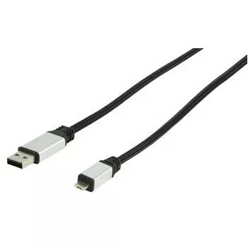 Micro USB - Cablu USB 2.0 A tata - Micro USB A tata 1.8m Konig – IoElectronice.ro