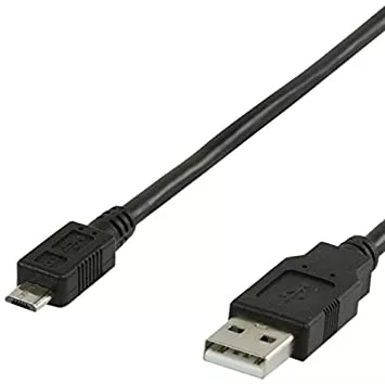 Micro USB - Cablu USB 2.0 tata - micro USB tata 1m negru VALUELINE – IoElectronice.ro