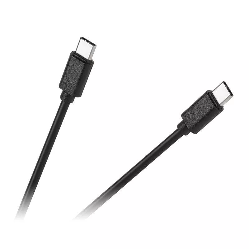 Cabluri telefon-tableta - Cablu USB 2.0 Type C tata - Type C tata negru 1m M-LIFE – IoElectronice.ro