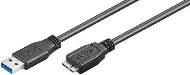Micro USB - Cablu USB 3.0 1m A tata la micro USB triplu ecranat Goobay – IoElectronice.ro