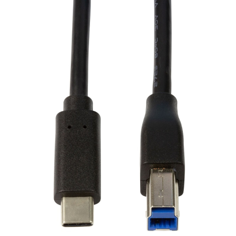 Cablu USB 3.0 B mufa - USB Type C mufa 2m negru Logilink [2]