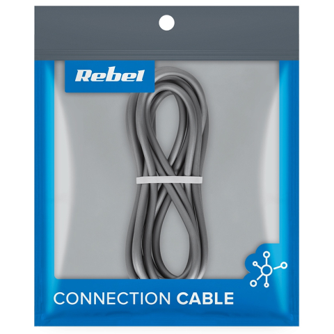 Cablu USB 3.0 Micro USB 2m flexibil Rebel RB-6010-200-B conectare rapidă și fiabilă [1]