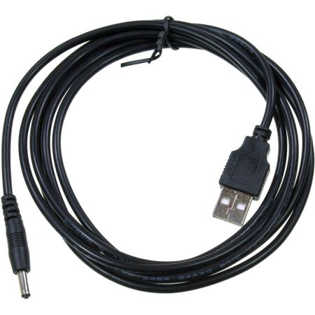 Cablu USB A - DC 3.5/1.35mm negru 1.8m Gembird CC-USB-AMP35-6 [1]