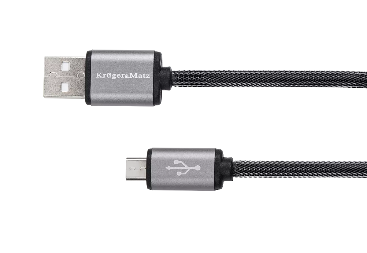 Micro USB - Cablu USB la micro USB 1m Profesional Kruger&Matz – IoElectronice.ro