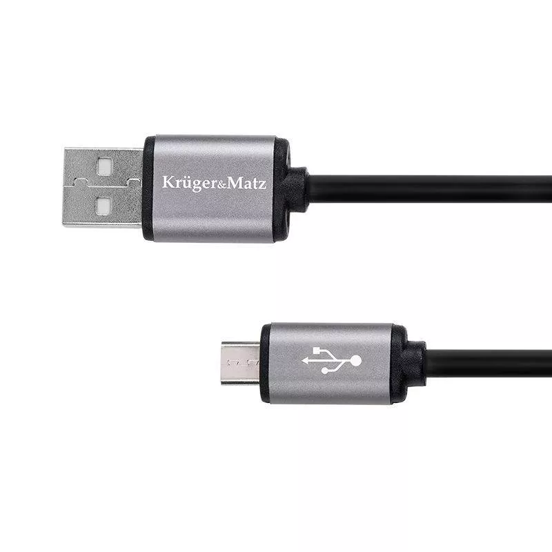 Micro USB - Cablu USB - micro USB 1.8m BASIC Kruger&Matz – IoElectronice.ro