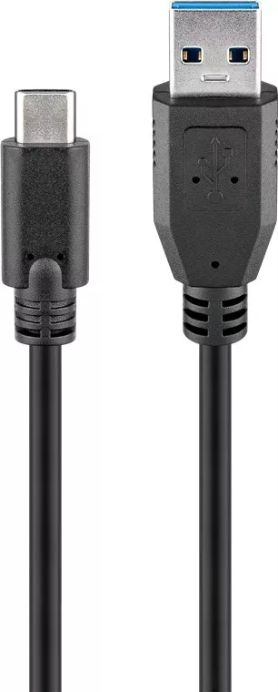 USB type C - Cablul USB Type C 3.1 la USB 3.0 B, 0.5m, Transfer Rapid și Încărcare Super Speed, Compatibil USB 2.0 & 1.1