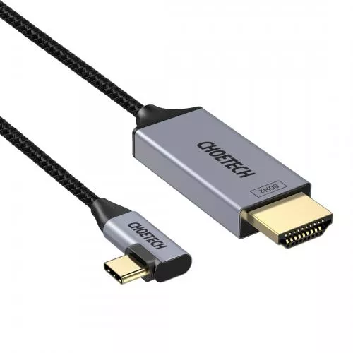 Cabluri HDMI - Cablu USB Type C 90grade - HDMI 1.8m Choetech XCH-1803 – IoElectronice.ro