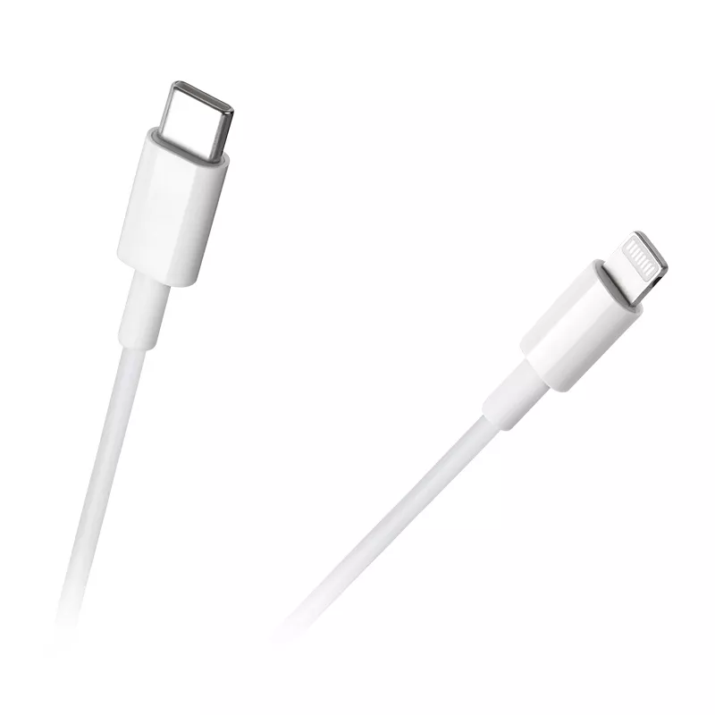 Cabluri telefon-tableta - Cablu USB TYPE C - LIGHTNING iPhone 1m REBEL – IoElectronice.ro