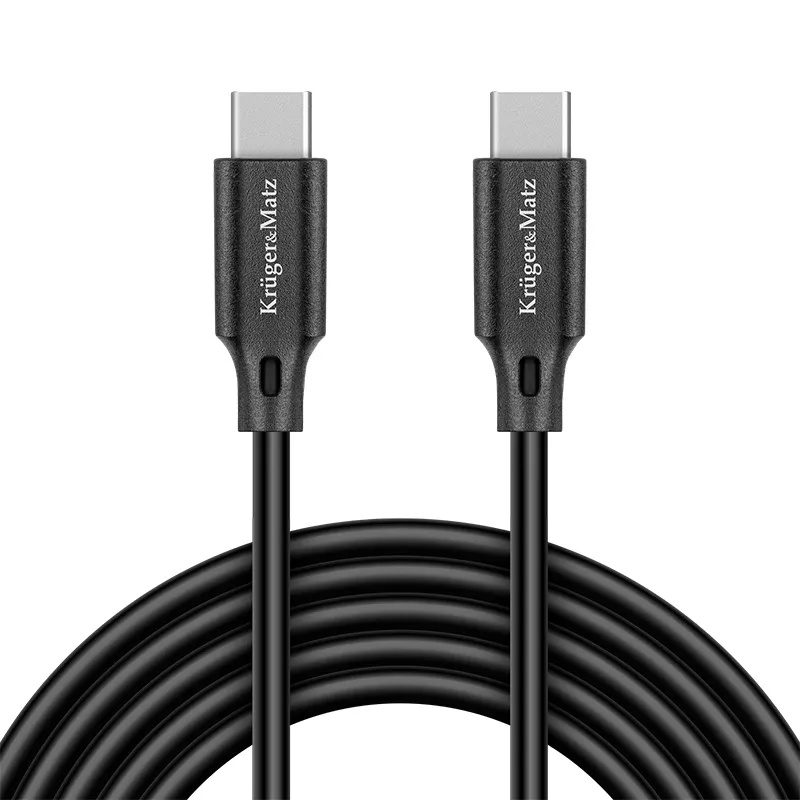 Cablu USB Type-C 2.5m Kruger&Matz – Încărcare rapidă și transfer de date 480 Mb, chipset E-mark, aluminiu, cupru OFC [1]