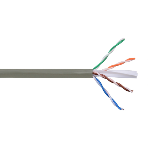 Cabluri retea RJ45 - Cablu UTP Cat6 CCA fire interioare solide 1 x 0.56mm x 2 x 4 exterior 6mm preț 1m DELIGHT 20047 – IoElectronice.ro