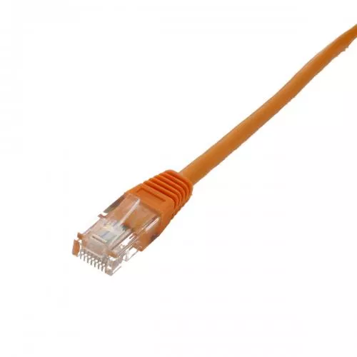 Cabluri retea RJ45 - Cablu UTP Well cat5e patch cord 1.5m portocaliu – IoElectronice.ro