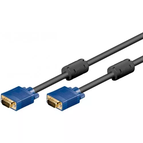 Cabluri - Cablu VGA 1.8m Full HD 1920x1080, Aur, Calitate Superioară, Conexiune Tata-Tata, Ideal pentru Monitor PC