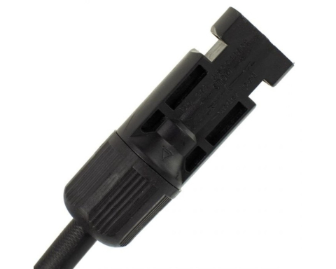 Cablu Y 1-3x MC4 pentru panouri solare, conector MC4 tata și 3x MC4 mama, rotund, negru, brand OEM [2]