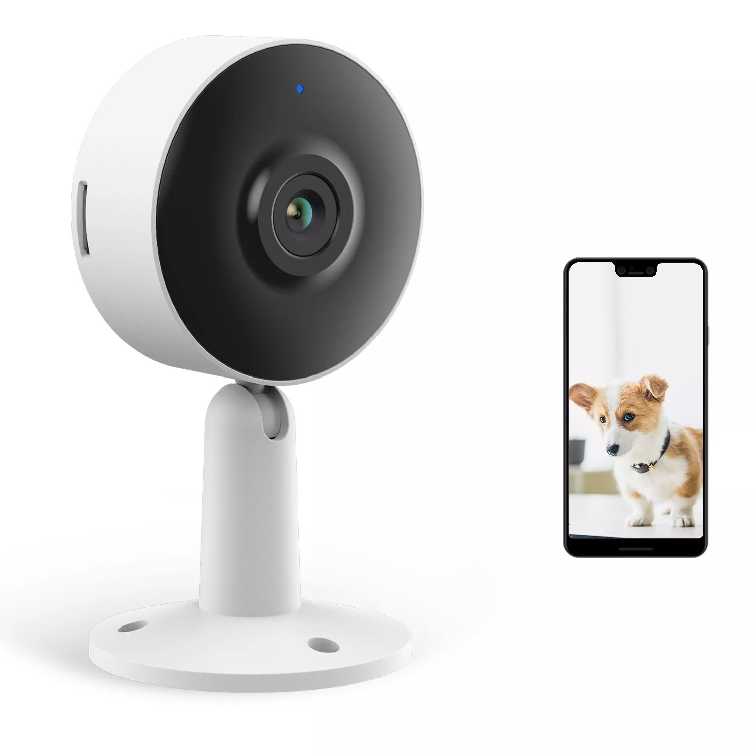 Camere web - Camera IP Laxihub M4 1080p WiFi cu vedere nocturnă, AI, audio bidirecțional și stocare în cloud