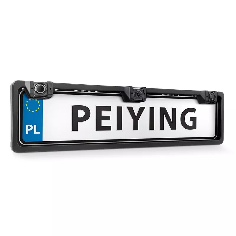 Camere auto - Camera marsalier si senzori de parcare in placuta numar Peiying – IoElectronice.ro