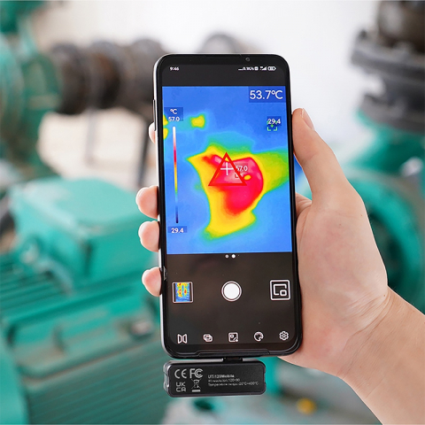 Multimetre - Camera Termoviziune UNI-T UTI120MOBILE - Detectare Temperatură -20°C până la 400°C, USB Type-C, Rezoluție IR 120x90