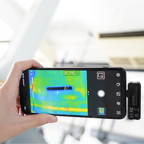 Camera Termoviziune UNI-T UTI120MOBILE - Detectare Temperatură -20°C până la 400°C, USB Type-C, Rezoluție IR 120x90 [3]