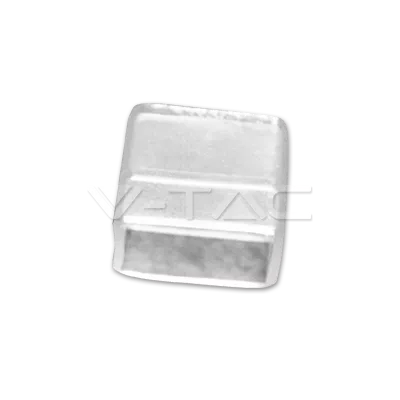 Capac capat banda LED NEONFLEX V-TAC transparent pentru benzi LED, accesoriu compatibil cu sistemele V-TAC. [1]