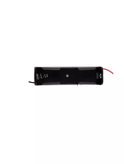 Suporti baterii-acumulatori - Carcasa 1x 18650 LI-ION OEM cu fire terminale, compatibilă cu acumulatori 18650, dimensiune compactă.