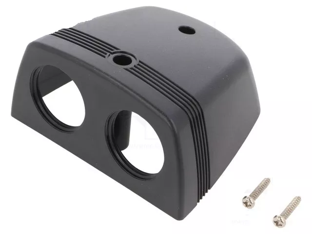Accesorii Auto - Carcasa aplicată pentru 2x prize auto negru SCI A13-142-8, tip aplicat, lungime standard, brand SCI.