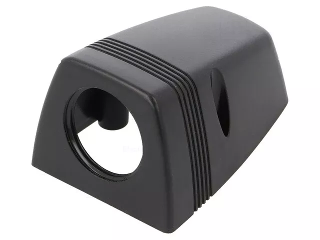 Accesorii bricheta auto - Carcasa aplicată pentru 1x priză auto negru SCI A13-142-15 – IoElectronice.ro