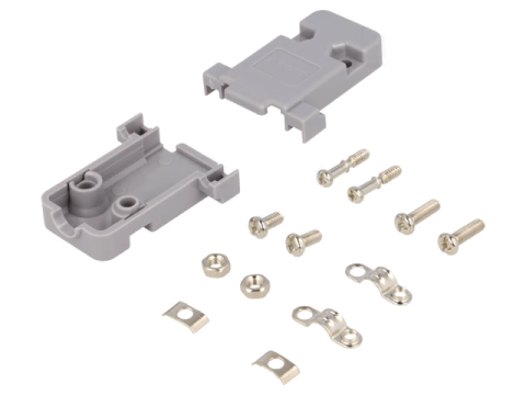 Conectica - Carcasa pentru conectori D-Sub 9pin D-Sub HD VGA 15pin DSC-209 CONNFLY DS1045-09AP1S1-A - IoElectronice.ro