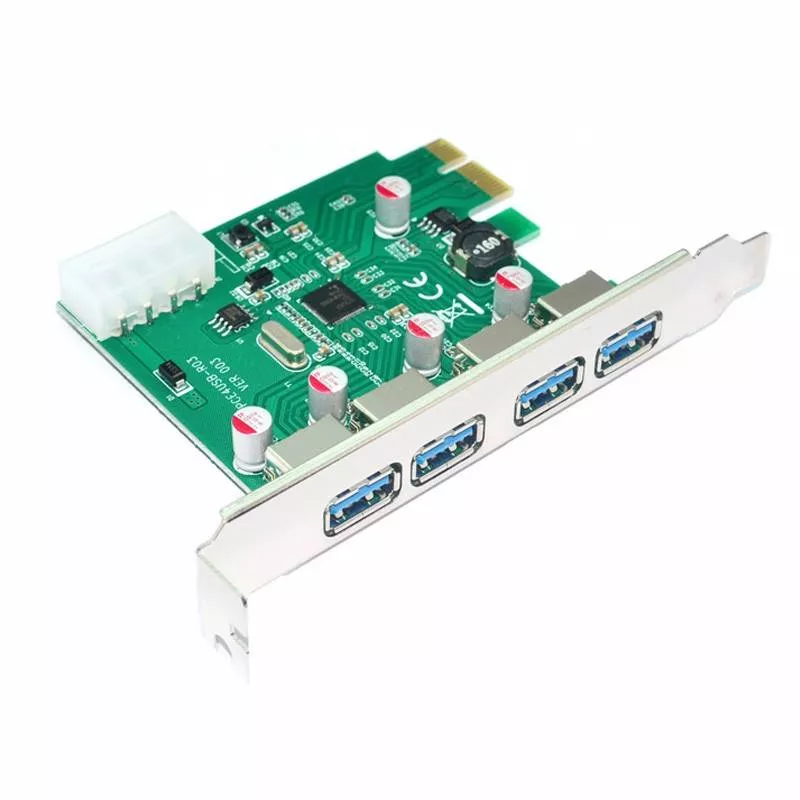 Hub-uri USB - Card PCI-E USB 3.0 4x – Conectivitate rapidă pentru PC-ul tău