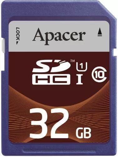 Carduri microSD - Card SDHC UHS-I 32GB Clasa 10 Apacer – Viteză Rapidă pentru Fotografie și Înregistrare Full HD