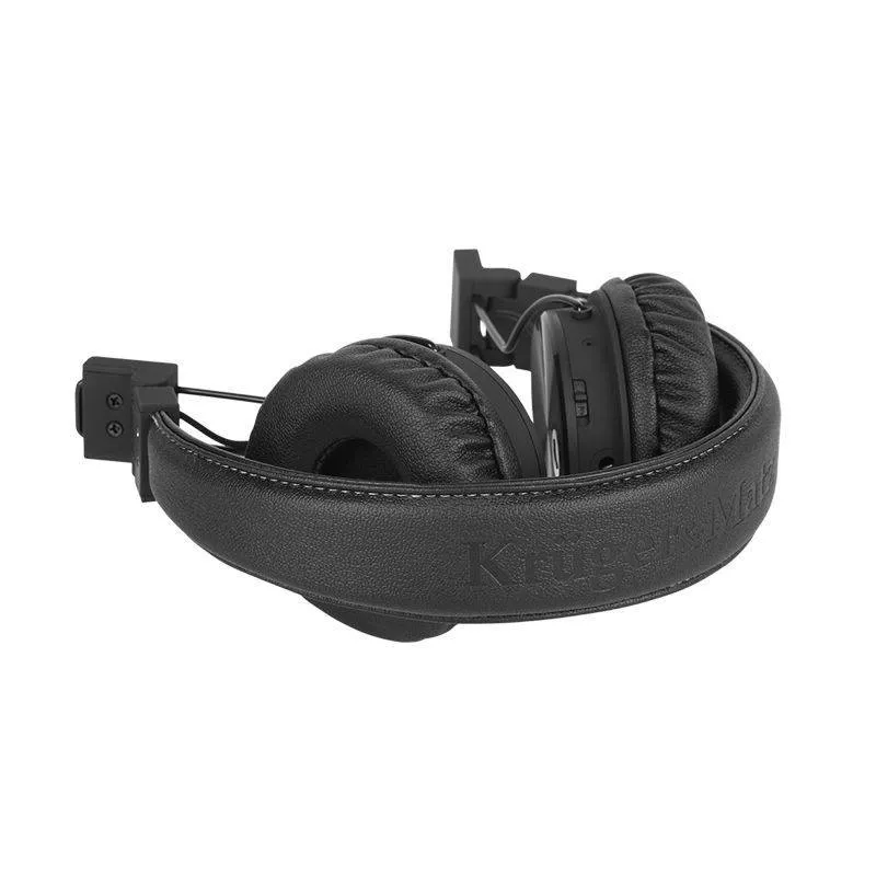 Casti audio bluetooth WAVE negru Kruger&Matz, conectivitate wireless, garantie 24 luni persoane fizice [1]