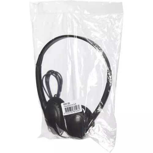 Casti audio Sandberg 825-26 Bulk 3.5 mm negru, tip over-ear, lungime cablu 1.2m, compatibile cu majoritatea dispozitivelor. [1]