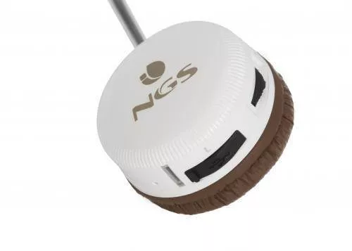 Casti bluetooth 2.1 stereo Alb Vintage Artica NGS, 24 luni garanție, sunet stereo de calitate. [1]