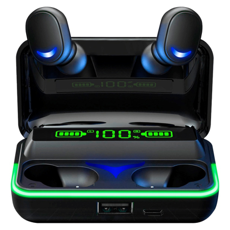 Audio-video - Căști bluetooth 5.0 Negru SN-E10 REBEL cu garanție 24 luni, conectivitate rapidă și design modern