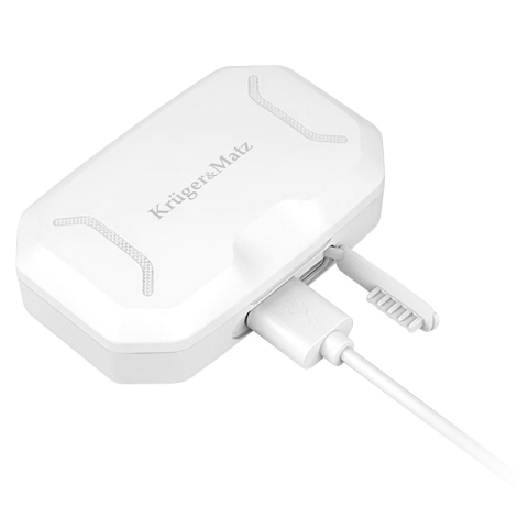Casti bluetooth 5.1 M6 Kruger&Matz KMPM6-W alb, garantie 24 luni, compatibile cu dispozitive Bluetooth [3]