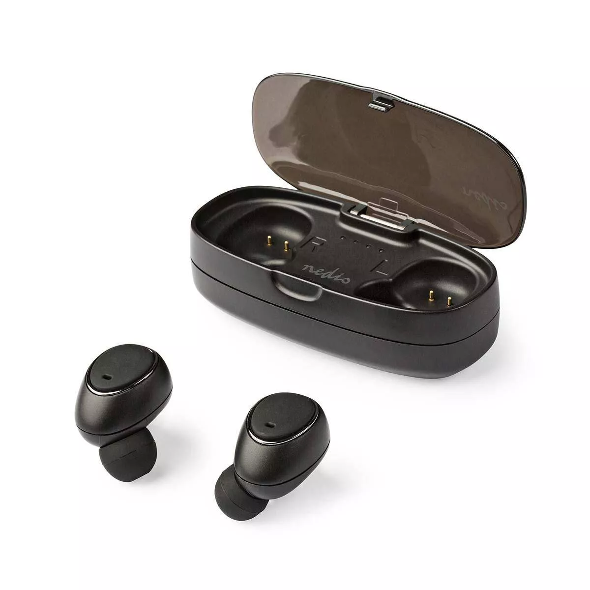 Casti - Casti Bluetooth In-Ear cu tehnologie True Wireless Stereo și reîncărcare în carcasă NEDIS – IoElectronice.ro