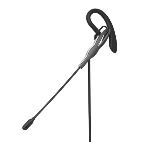 Microfoane - Casti Headset In-Ear USB-C/USB-A, Microfon, Telecomandă, Confort, 1.8m, Negru - Compatibil Laptop, PC, Smartphone