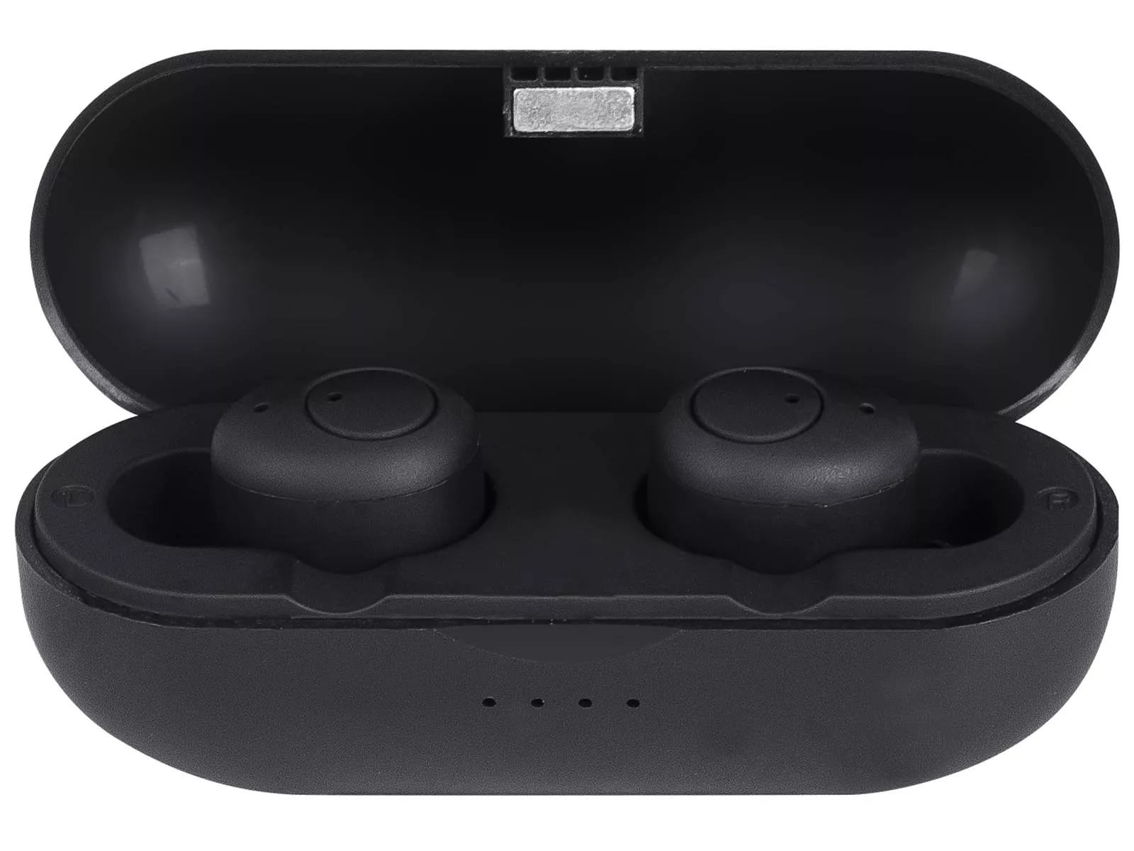Casti mini Bluetooth cu microfon HMP 12E05 AIRBUDS negru Trevi – IoElectronice.ro [1]