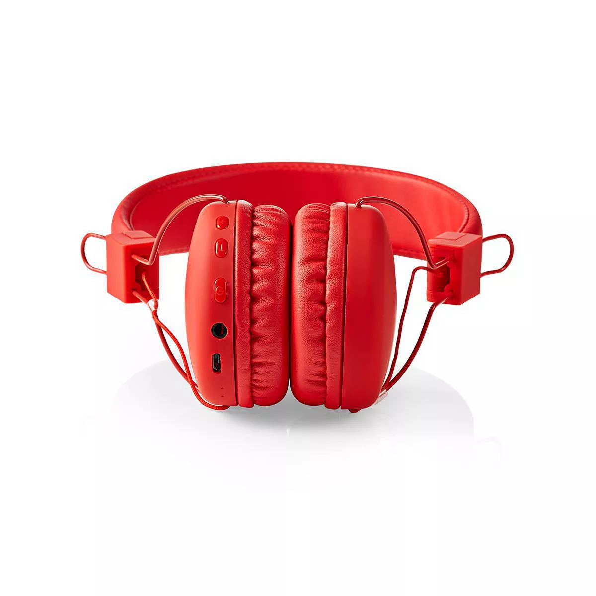 Casti multimedia Bluetooth NEDIS roșu model NEDIS-123, garanție 24 luni persoane fizice, conectivitate wireless. [2]