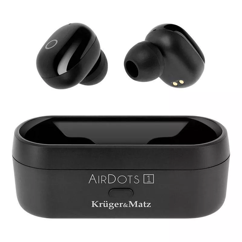 Audio-video - Casti wireless TWS Kruger&Matz AIR DOTS 1 cu garanție 24 luni, design compact și sunet de calitate.