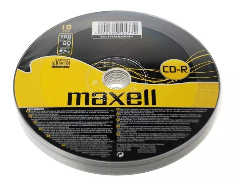 CD-R DVD - CD-R 700MB 52X MAXELL 10buc pe folie